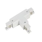 Conector em T para iluminação de trilho trifásica, 2 unidades à esquerda, branco, Pro