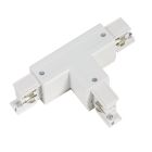 Conector em T para iluminação de trilho trifásica, lado direito 2, branco, Pro