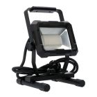 Luminária de trabalho preta em alumínio, Branko, 30W, LED 4000K, IP65
