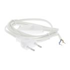 Cabo de conexão Q-Link, potência máxima de 1200 W, 2 conectores de 0,75 mm, 1,8 m, branco, com interruptor.