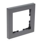 Moldura de cobertura Q-Link S-Line de 1 módulo, preta/antracite