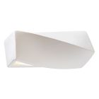 Candeeiro up down de vidro branco, Annick