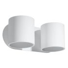 Candeeiro up down de alumínio branco, Amely