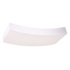 Aplique de parede de cerâmica branco, Lawrence