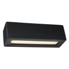Candeeiro up down de vidro preto, Emmaly