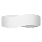 Candeeiro up down de alumínio branco, Keely