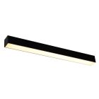 Aplique de parede de alumínio preto, Mascha, 22W, LED 3000K