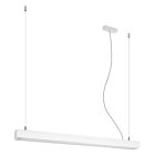 Candeeiro suspenso de alumínio branco, Mascha, 31W, LED 3000K
