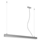 Candeeiro suspenso de alumínio cinzento, Mascha, 31W, LED 3000K
