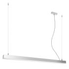 Candeeiro suspenso de alumínio cinzento, Mascha, 38W, LED 3000K