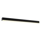 Candeeiro de teto de alumínio preto, Mascha, 38W, LED 3000K