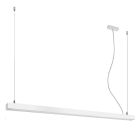 Candeeiro suspenso de alumínio branco, Mascha, 48W, LED 3000K