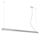 Candeeiro suspenso de alumínio cinzento, Mascha, 48W, LED 3000K
