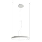 Candeeiro suspenso de alumínio branco, Ringo, 50W, LED 3000K
