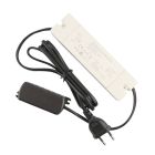 Caixa de distribuição com transformador para iluminação de varanda do tipo "plug and play".