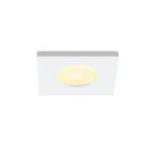 Foco de encastrar de veranda de alumínio branco, Dico, 3W, LED 2700K, IP65