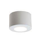 Aplique de teto de veranda de alumínio branco, Vasso, 3W, LED 2700K, IP44