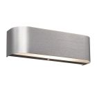 Candeeiro up down de vidro cinzento, Tomaso, 3,1W, LED 3000K