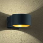 Candeeiro up down moderno preto, Tyra, 4,3W, LED 3000K