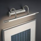 Iluminação para quadros clássica níquel, Marino, 8W, LED 3000K