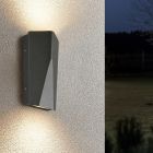 Candeeiro para exterior design antracite, Sahl, 4,5W, LED 3000K, IP65