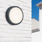 Candeeiro para exterior moderno antracite, Eva, 8,5W, LED 3000K, IP54
