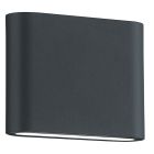 Candeeiro para exterior moderno antracite, Bridlington, 2,5W, LED 3000K, IP54