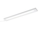 Régua LED cozinha de plástico branca, Sinem, 7W, LED 3000K, com interruptor