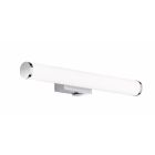 Iluminação para espelho moderna cromo, Staby, 4,3W, LED 3000K, IP44, com interruptor