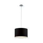 Candeeiro suspenso de tecido preto, Ledbury