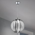 Candeeiro suspenso design cromo, Latanya