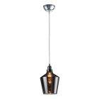 Candeeiro suspenso design cinzento, Mika