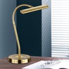 Candeeiro de mesa moderno latão, Eliza, 4W, LED 3000K, com interruptor