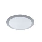 Plafon de plástico prateado, Ramsgate, 12W, LED 3000K