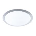 Plafon de plástico prateado, Ramsgate, 25W, LED 3000K