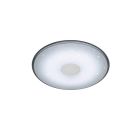 Plafon moderno branco, Levain, 30W, LED ajustável de branco quente a branco frio, com comando à distância