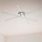 Plafon design níquel, Gottrup, 8,5W, LED 3000K