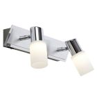 Foco de teto de vidro cinzento, Morely, 4,3W, LED 3000K, com interruptor