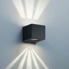 Candeeiro para exterior design preto, Sandby, 2W, LED 3000K, IP44