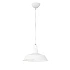 Candeeiro suspenso industrial branco, Yanaisha