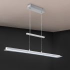 Candeeiro suspenso moderno níquel, Port, 18W, LED ajustável de branco quente a branco frio