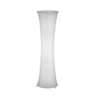 Candeeiro de pé de metal branco, Vivy, com interruptor