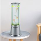Candeeiro de mesa quarto infantil design prateado, Berke, 6W, LED 3000K, com interruptor