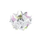 Plafon quarto infantil design cromo, Butterfly