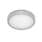 Plafon clássico branco, Valentina, 27W, LED ajustável de branco quente a branco frio, com comando à distância
