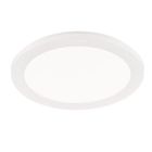 Plafon moderno branco, Gistrup, 15W, LED 3000K, IP44, regulável em 3 níveis