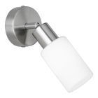 Foco de teto de vidro níquel, Fochville