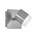 Foco de parede moderno níquel, Kolind, 4W, LED 3000K