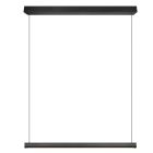 Candeeiro suspenso moderno preto, Wishal, 29W, LED white switch, regulável em 3 níveis