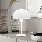 Candeeiro de mesa moderno branco, Fransisca, com interruptor